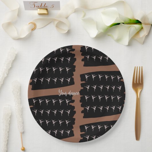 Jouw dans papieren bordje (Huwelijk)