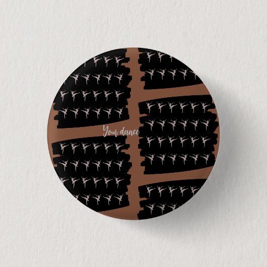 Jouw dans ronde button 3,2 cm (Voorkant)