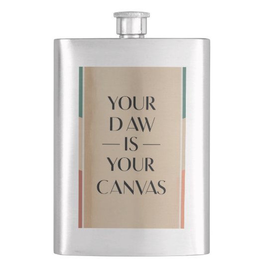 Jouw DAW is jouw canvas Flacon (Voorkant)