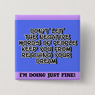 Jouw dromen_Button Vierkante Button 5,1 Cm