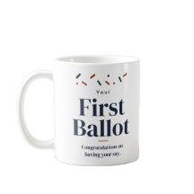 Jouw Eerste Stembiljet Felicitatie Mok