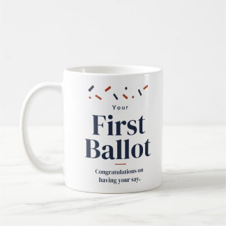 Jouw Eerste Stembiljet Felicitatie Mok