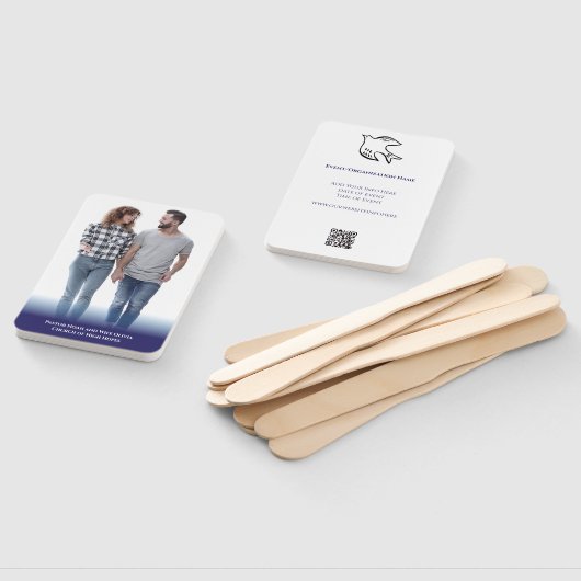 Jouw eigen fotokerk handwaaier (Niet-gemonteerd)