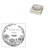 Jouw eigen moderne & stijlvolle bedankje aangepast rubberstempel (Gestempeld)