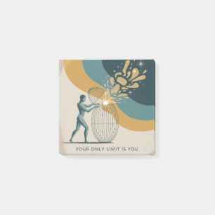 Jouw enige beperking ben jezelf post-it® notes