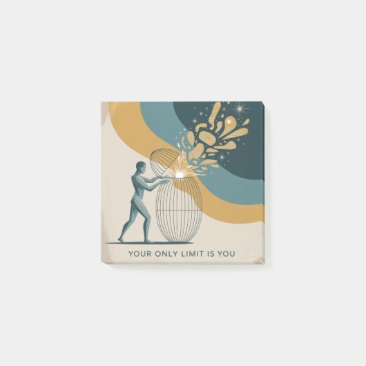 Jouw enige beperking ben jezelf post-it® notes (Voorkant)