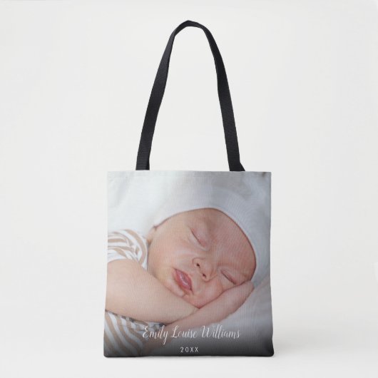 Jouw favoriete babyfoto tote bag (Voorkant)