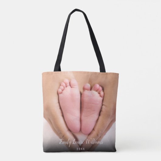 Jouw favoriete babyfoto tote bag (Achterkant)