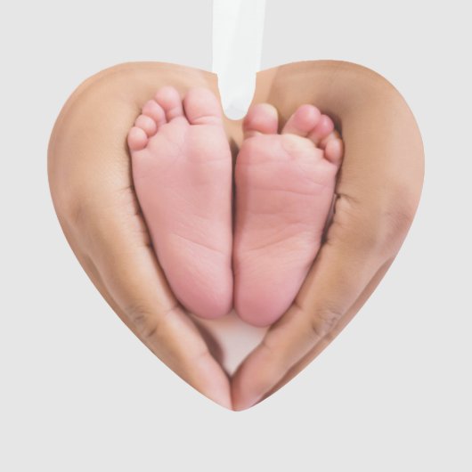 Jouw favoriete babyfoto's eerste kerst ornament (achterkant)