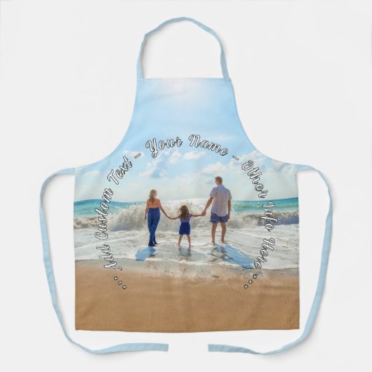 Jouw Favoriete Foto Schort Cadeau met Aangepaste T (Voorkant)