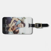 Jouw favoriete koppel foto bagagelabel (Voorkant horizontaal)