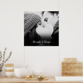Jouw favoriete koppel foto poster (Keuken)
