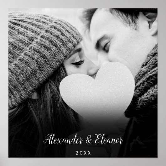 Jouw favoriete koppel foto poster (Voorkant)