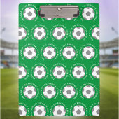 Jouw Football Team in Groene Football Coach Klembord