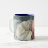 Jouw foto-aandenken tweekleurige koffiemok (Voorkant links)