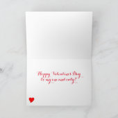 Jouw foto aangepaste liefde valentijnsdag kaart (Binnen)