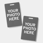 Jouw foto hier badge (Voor- en achterkant)