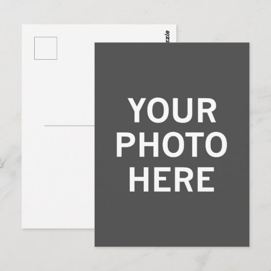 Jouw foto hier briefkaart (Voorkant / Achterkant)