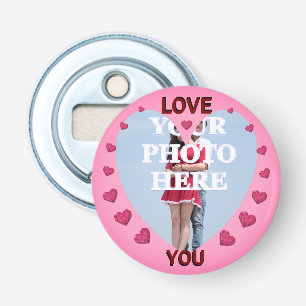 Jouw foto hier houdt van je Lijst Button Flesopener