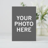 Jouw foto hier kaart (Staand voorkant)
