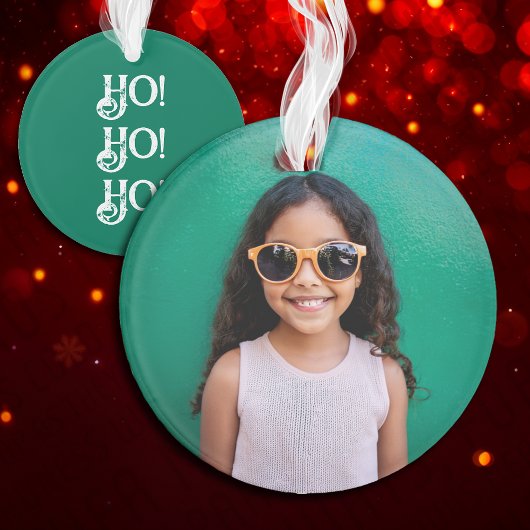 Jouw foto Ho ho ho ho Ornament