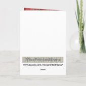 Jouw foto in Krans van Orkest Instrumenten Feestdagen Kaart (Achterkant)