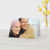 Jouw foto kaart (Gele Bloem)