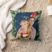 Jouw foto Kerst Persoonlijke Keramische Kerstbal Kussen (Deken)