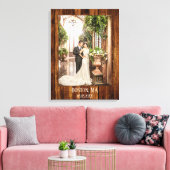 Jouw foto met houten custom print (Insitu (Woonkamer))