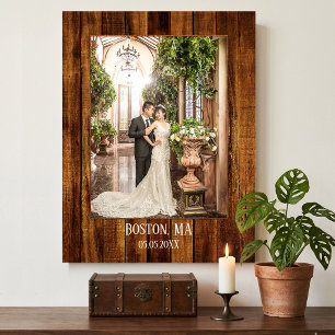 Jouw foto met houten custom print