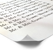 Jouw foto onder de sterren zitplaatsindeling poster (Hoek)