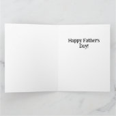 Jouw foto op een Vaderdagkaart met perzik-harten Kaart (Binnen)