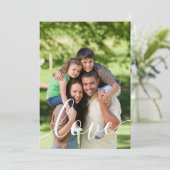 Jouw foto script liefde kaart (Staand voorkant)