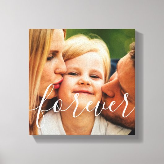 Jouw foto-script voor altijd canvas afdruk (Voorkant)