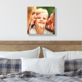 Jouw foto-script voor altijd canvas afdruk (Insitu (Slaapkamer))