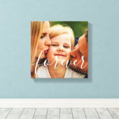 Jouw foto-script voor altijd canvas afdruk (Insitu (Houten vloer))