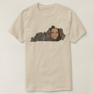 JOUW FOTO Staat Kentucky Vorm T-shirt
