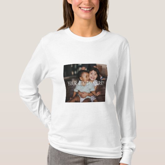 Jouw foto t-shirt (Voorkant)