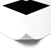 Jouw Fotohuwelijksaffiche Poster (Hoek)