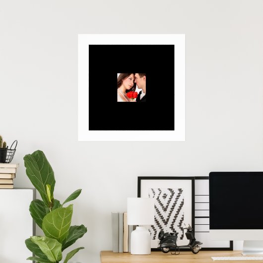 Jouw Fotohuwelijksaffiche Poster (Thuiskantoor)