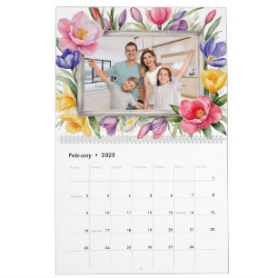 Jouw foto's Kleurrijke bloementuin Liefhebbers fam Kalender