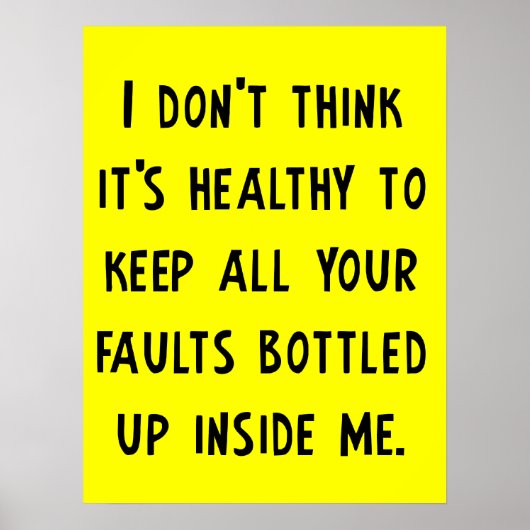 Jouw Fouten Grappige Poster (Voorkant)