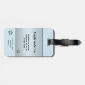 Jouw Funny Cat Photo Bagagelabel (Achterkant horizontaal)