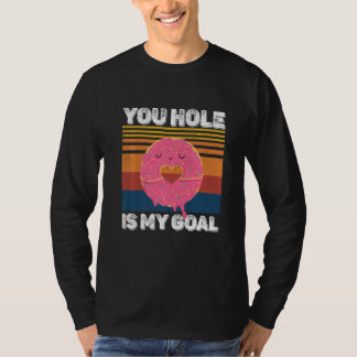 Jouw Gat Is Mijn Doel Grappige Donut Hole Premium T-shirt