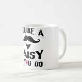 Jouw gat is mijn doel... grappige kraal... koffiemok (Voorkant rechts)