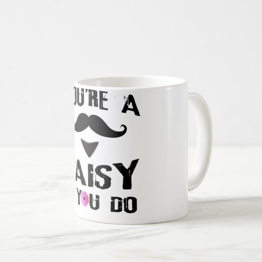 Jouw gat is mijn doel... grappige kraal... koffiemok (Voorkant rechts)