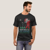 Jouw gat is mijn doel Sinterklaas Golf Lelijke Ker T-shirt (Voorkant volledig)