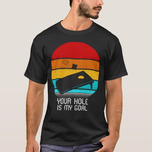 jouw gat is mijn doel t-shirt (Voorkant)