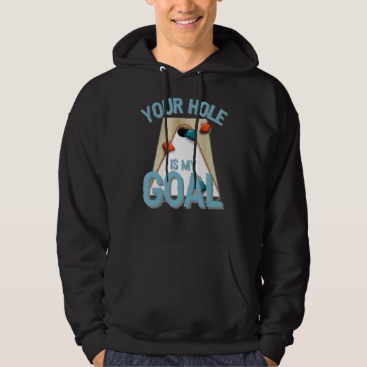 Jouw gat is mijn goal... bean tas. hoodie (Voorkant)