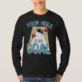 Jouw gat is mijn goal... bean tas. t-shirt (Voorkant)